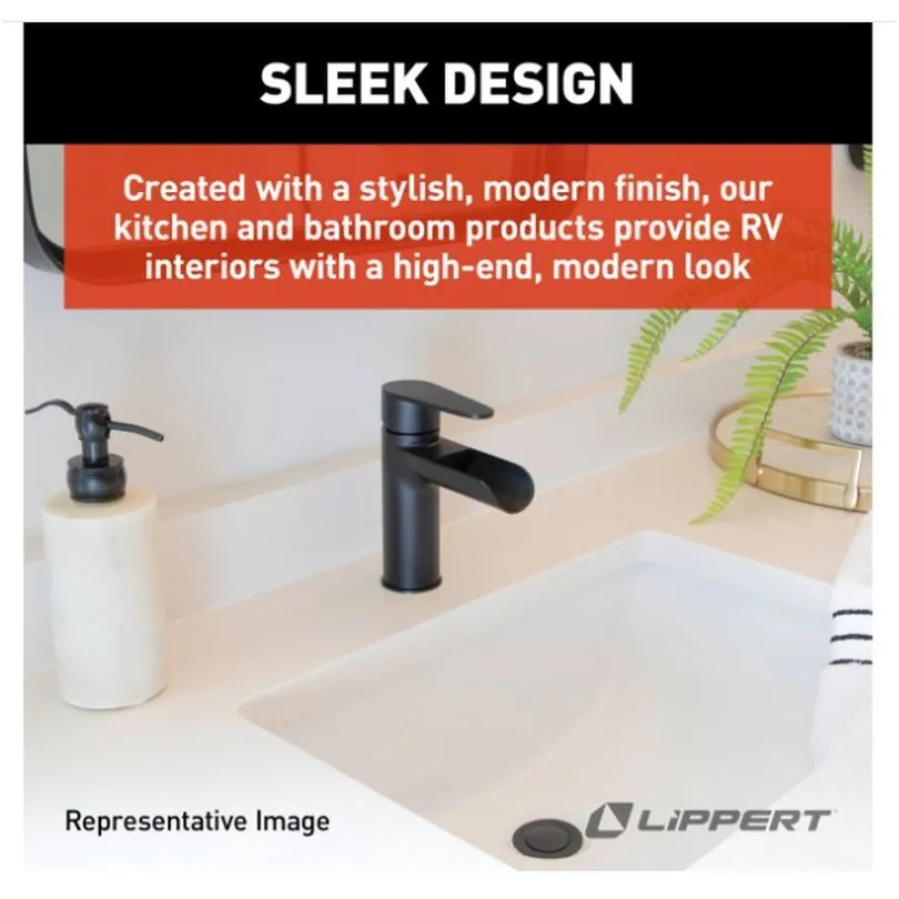 Waterfall Bathroom Faucet-BLK